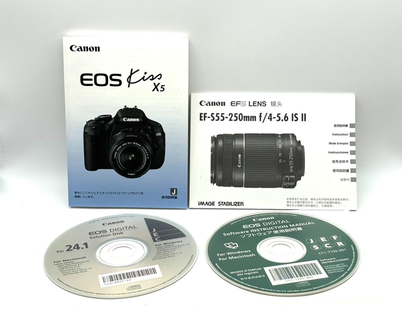 完動品 極美品】付属品完品 CANON EOS KISS X5 ダブルズームキット