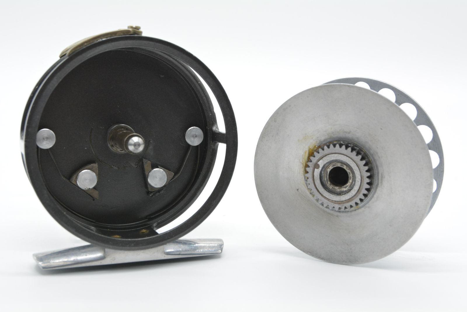 ハーディー フライウエイト ヘビーＵラインガード刻印なし Hardy Bros Flyweight Heavy U Line Guard Fly Fishing Reel ハーディ
