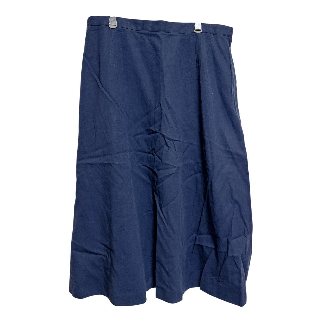 Z1543BERBERRYS バーバリー フレアスカート ネイビー レディース