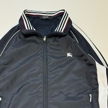 希少 バーバリーブラックレーベル トラックジャケット ホース刺繍