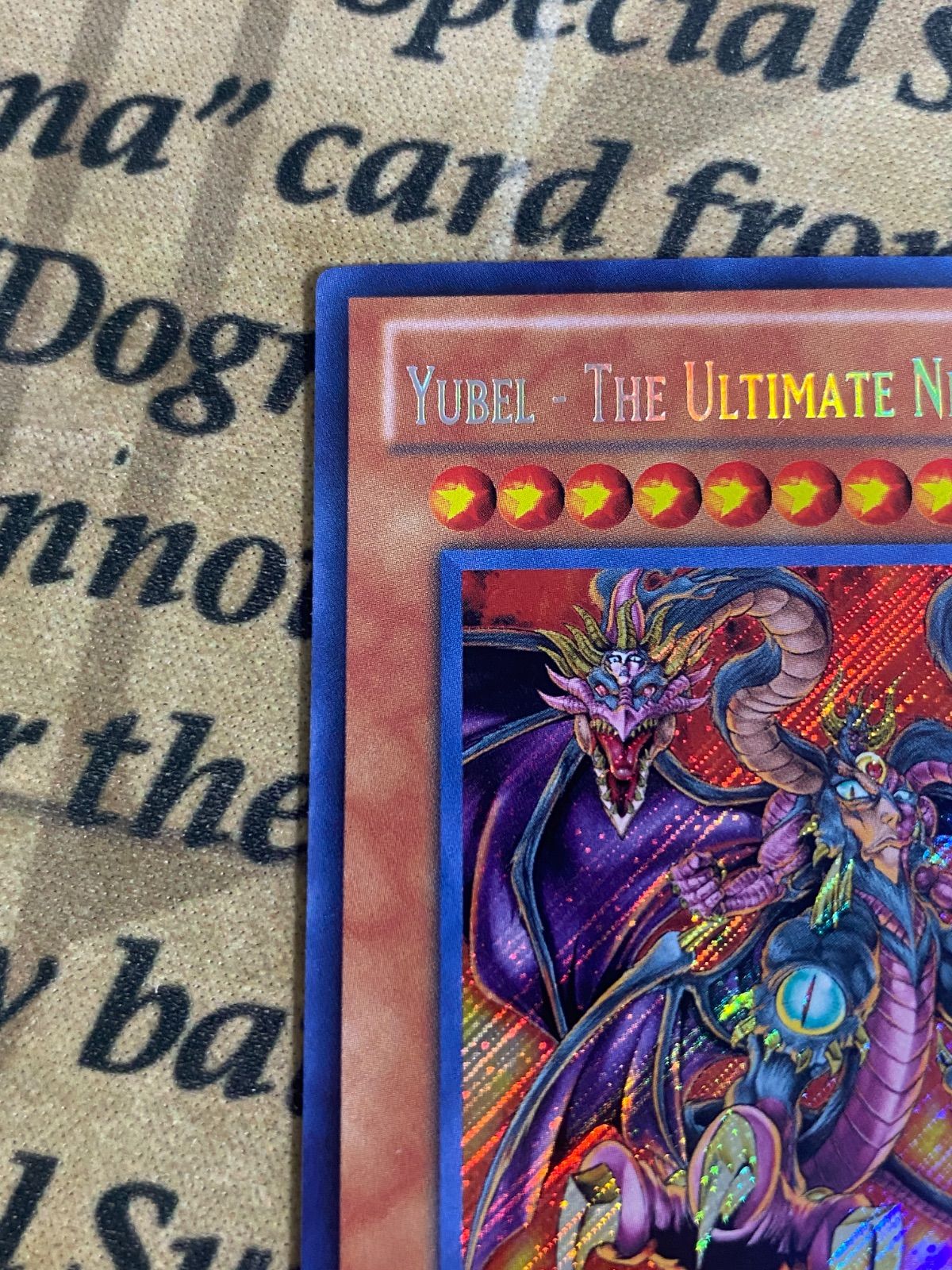 遊戯王 ユベル Das Extremer Traurig Drachen 英語版 1st シークレット