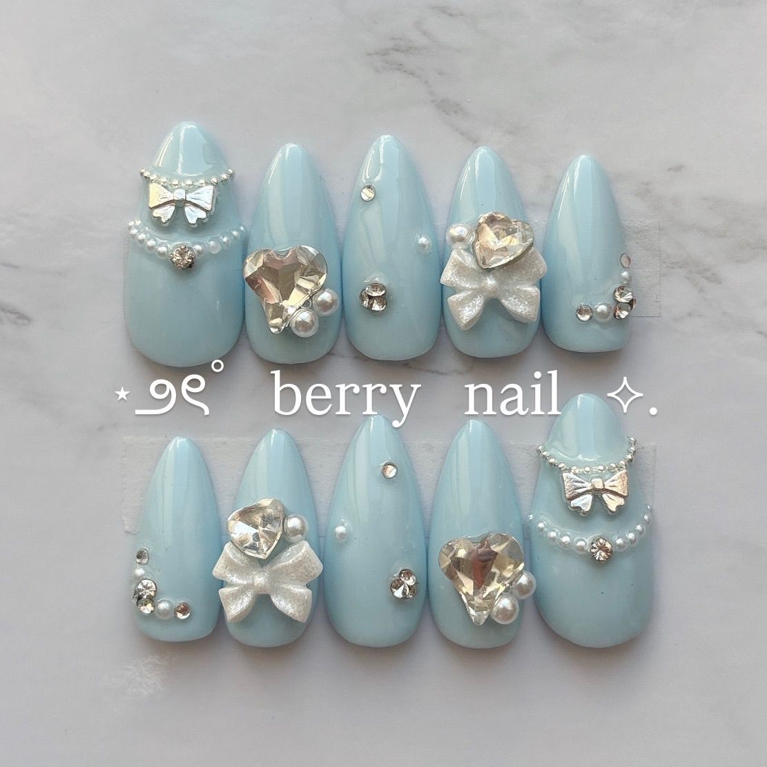 ちゅるん ネイルチップ 韓国 ワンホン フレンチガーリー 量産型 推し