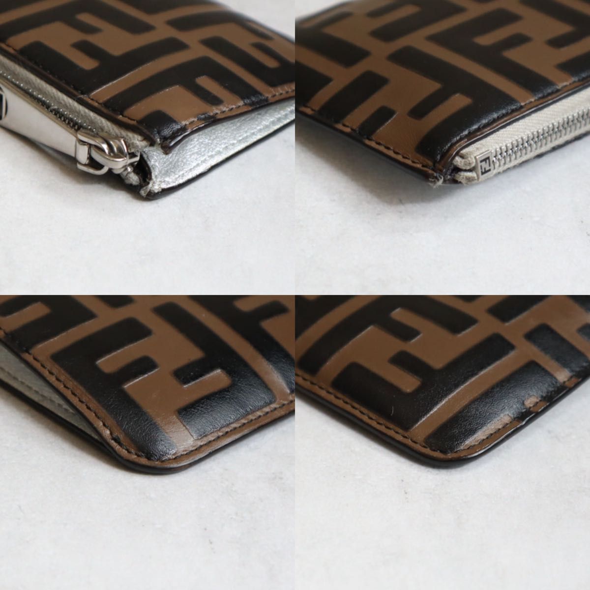 FENDI フェンディ / ズッカエンボスコインカードホルダー フラグメント