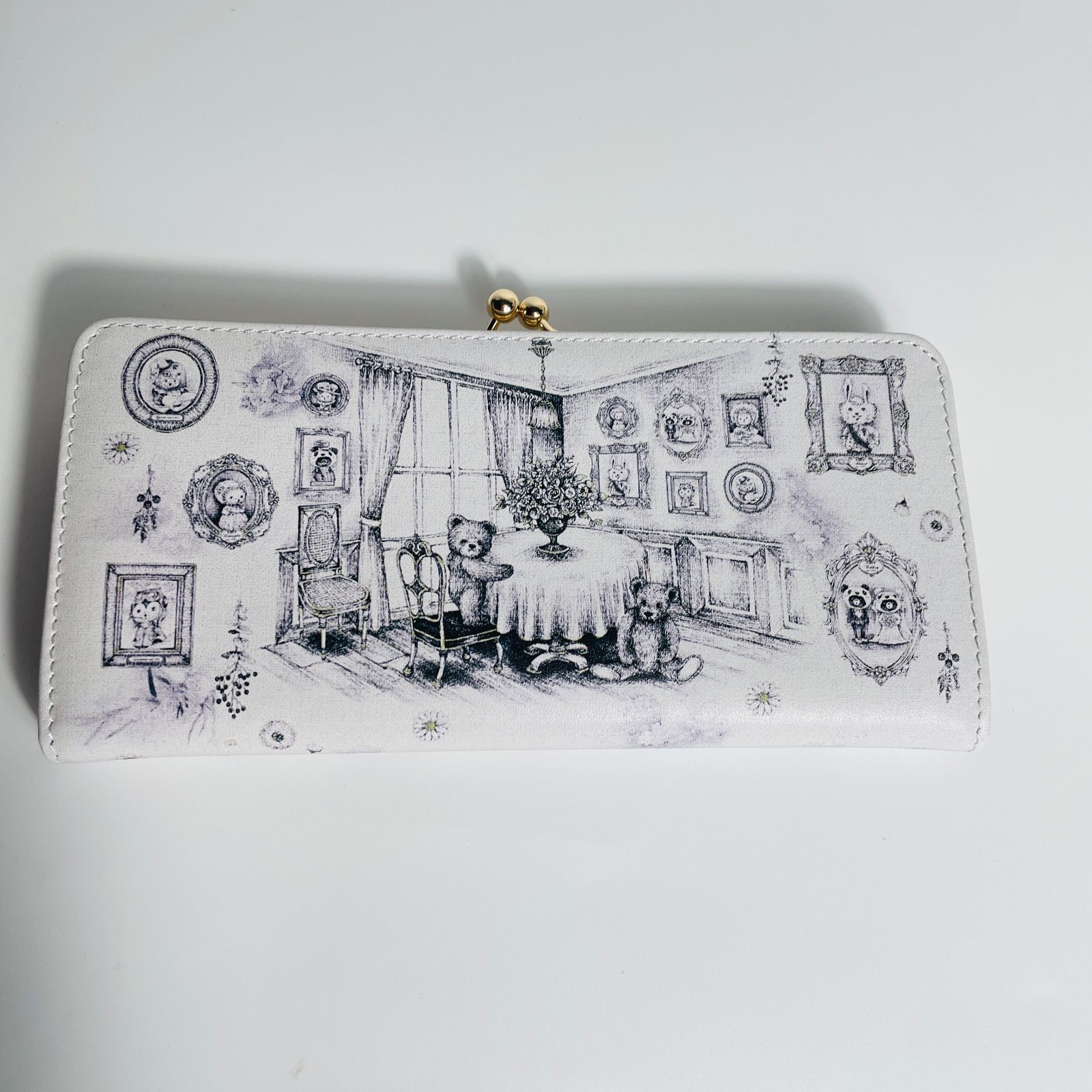 美品/希少】フランシュリッペ 長財布 リッペマンション がま口財布