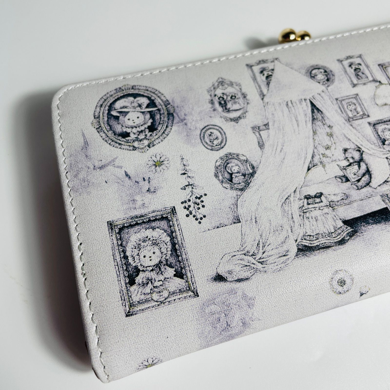 美品/希少】フランシュリッペ 長財布 リッペマンション がま口財布