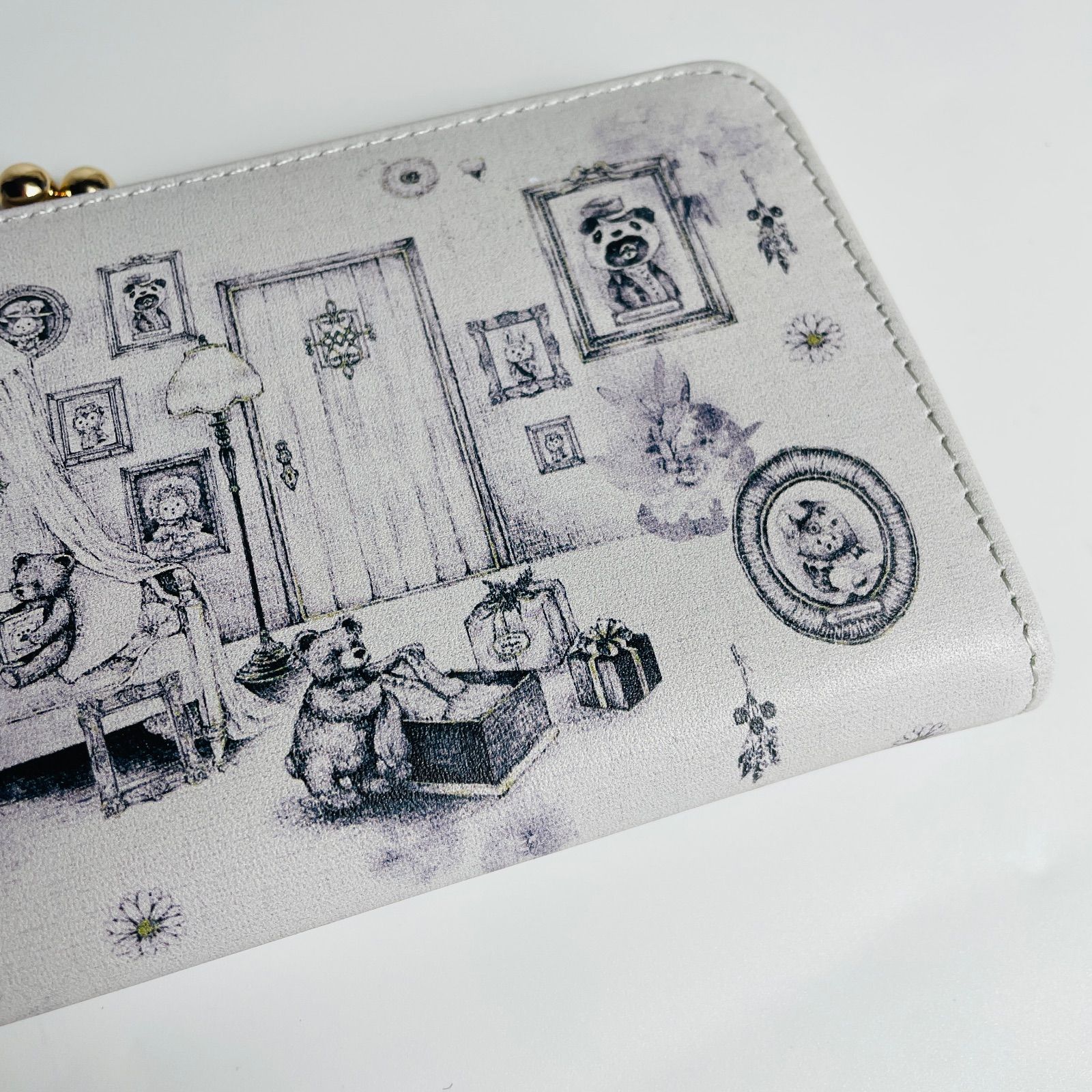 美品/希少】フランシュリッペ 長財布 リッペマンション がま口財布