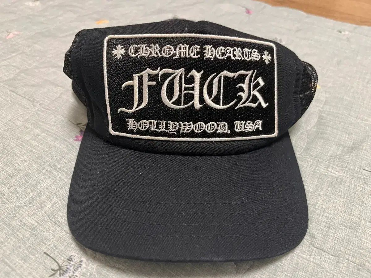 CHROME HEARTS クロムハーツ Fxxk ブラック メッシュキャップ - メルカリ