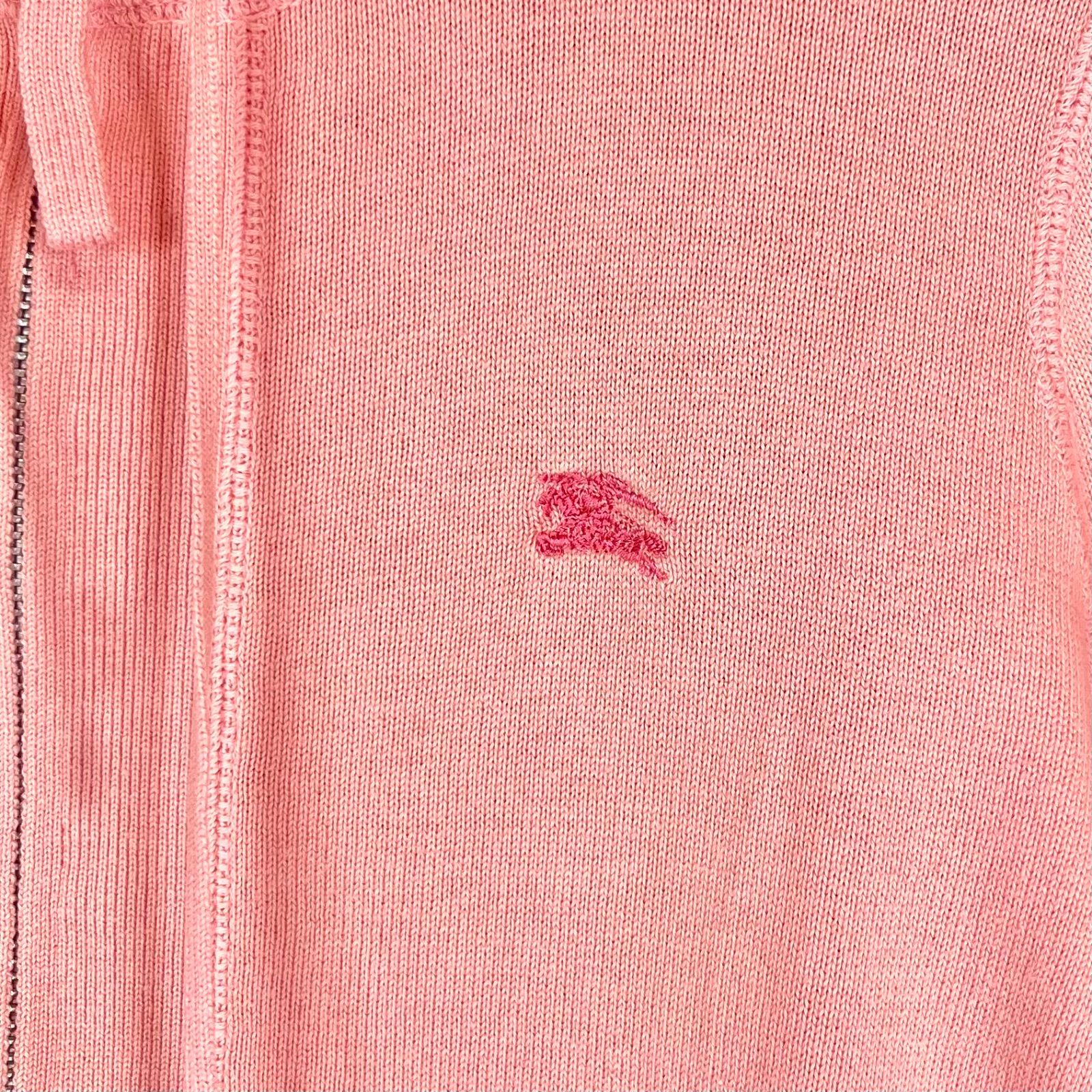 BURBERRY BLUE LABEL バーバリーブルーレーベル ホースロゴ刺繍 ジップ