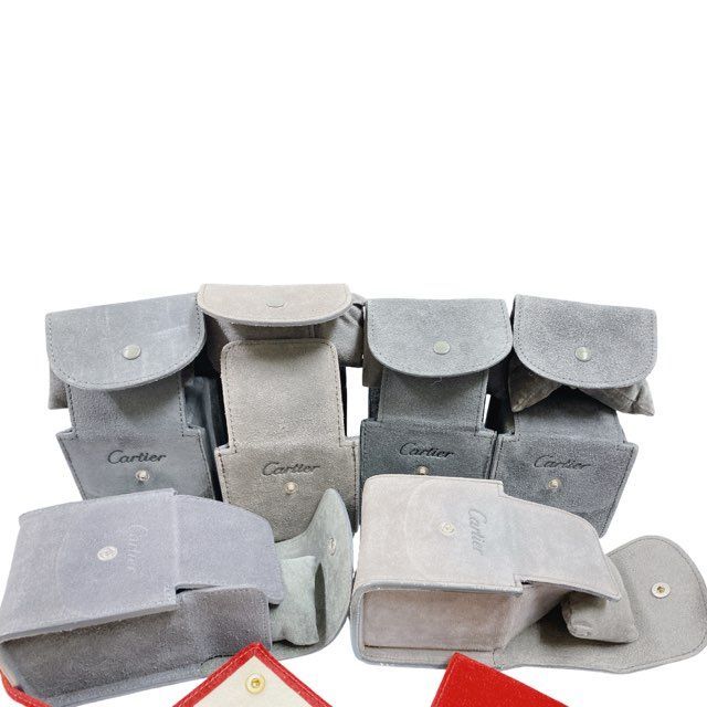 カルティエ 時計用 ケース アクセサリー用 箱 保存袋 レッド グレー