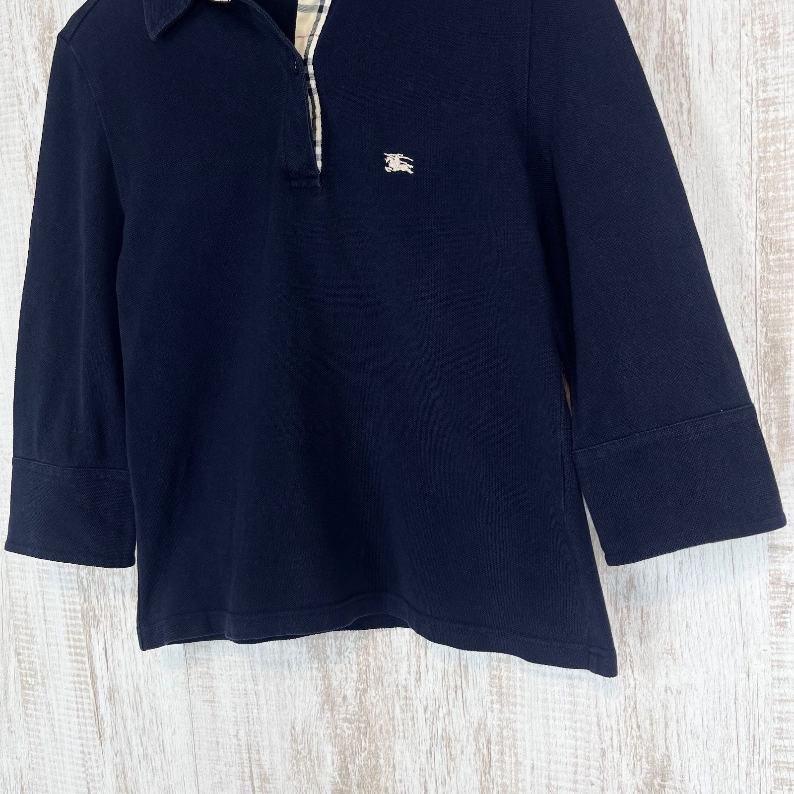 BURBERRY LONDON バーバリー ロンドン ポロシャツ ネイビー LL BURBERRY ポロシャツ LL 【公式通販】 BURBERRY LONDON バーバリー