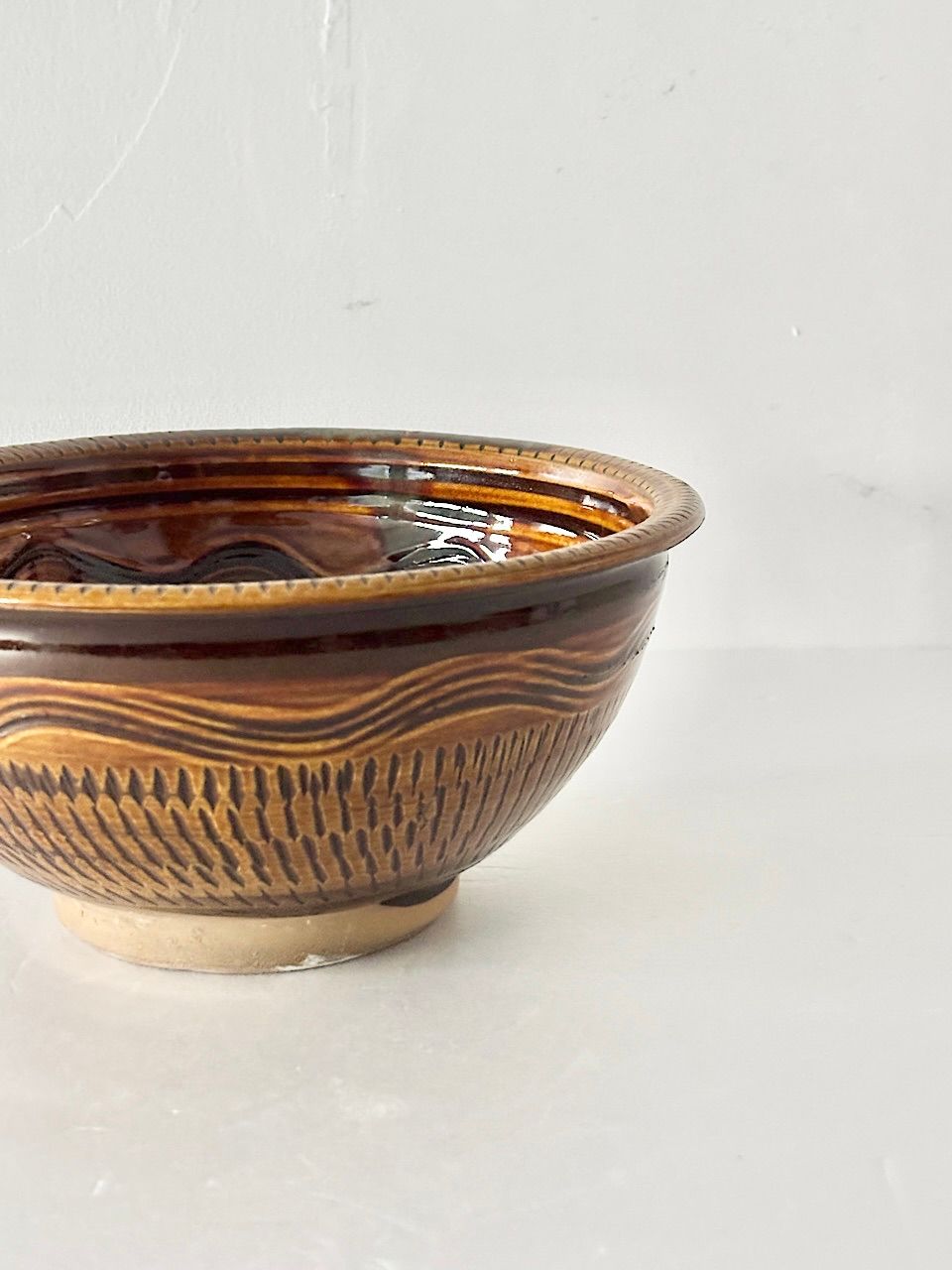 【美品】小鹿田焼　7寸深鉢　飛び鉋 美品】小鹿田焼 7寸深鉢 飛び鉋 - メルカリ