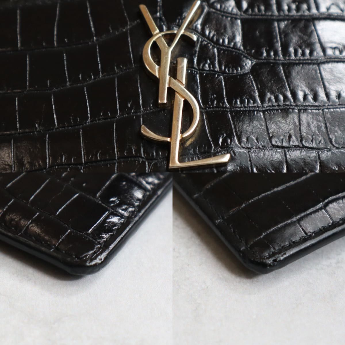 SAINT LAURENT サンローラン / カサンドラクロコカードホルダー YSL SAINT LAURENT サンローラン / カサンドラカードホルダー カード