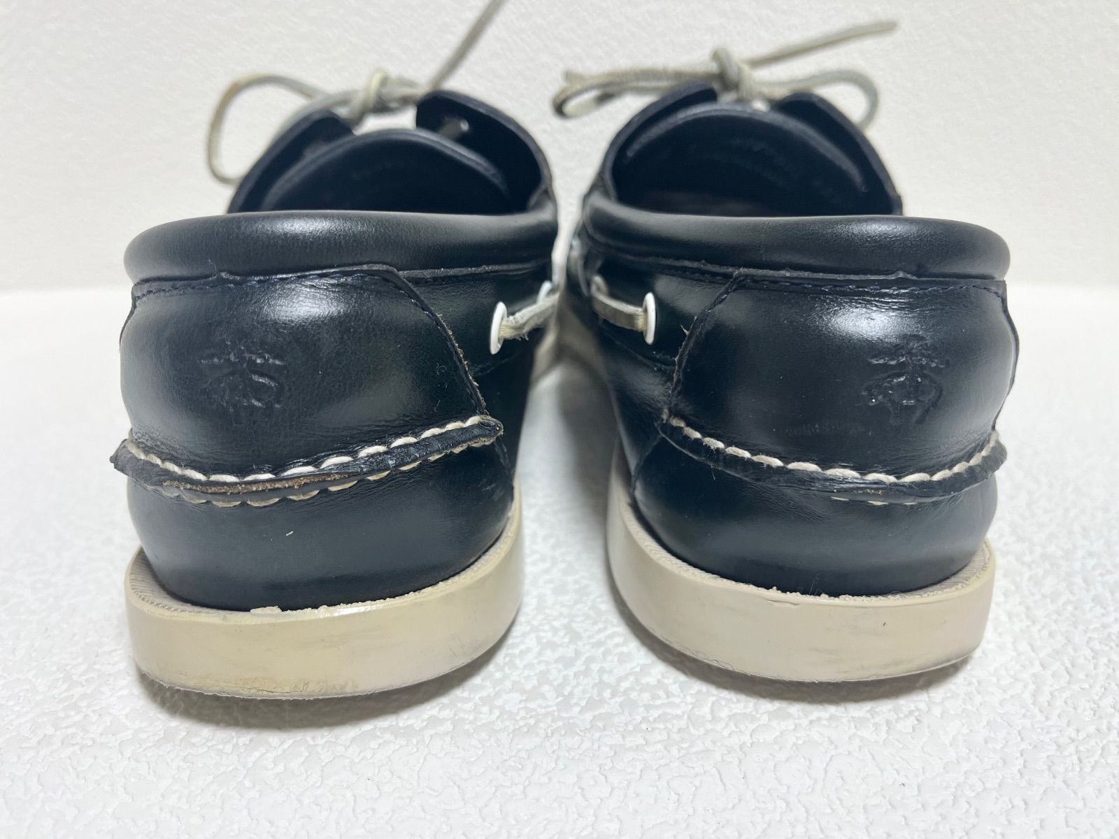 デッキシューズ モカシン 本革 革 男性用 PACIFIC本革 希少 ブルックス