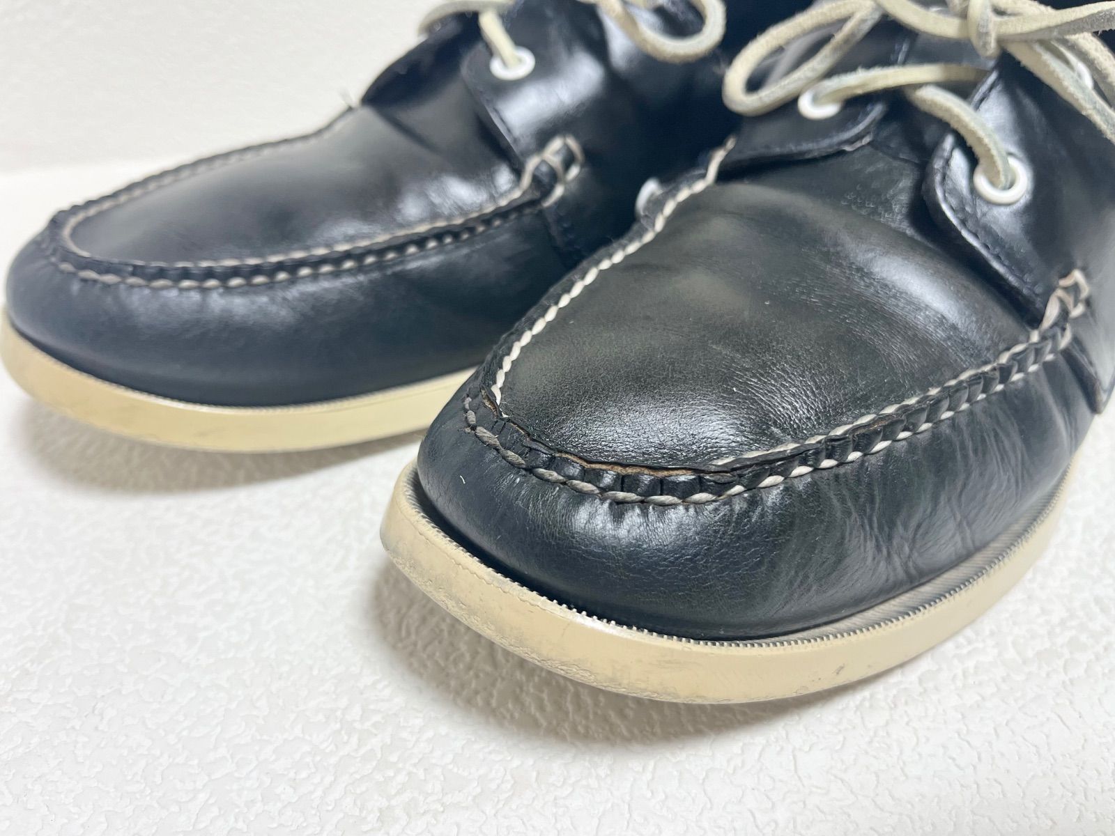 デッキシューズ モカシン 本革 革 男性用 PACIFIC本革 希少 ブルックス