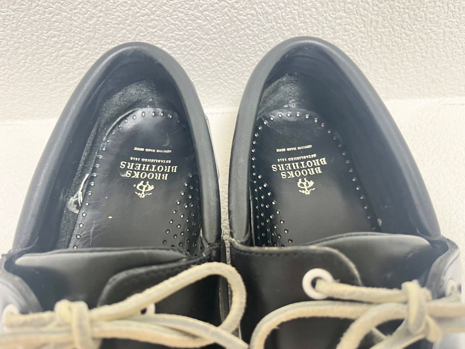 デッキシューズ モカシン 本革 革 男性用 PACIFIC本革 希少 ブルックス