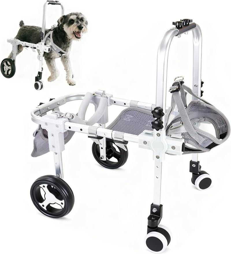 犬用車椅子 犬用歩行器 ペット車椅子 2輪 4輪歩行補助 サイズ調整可能