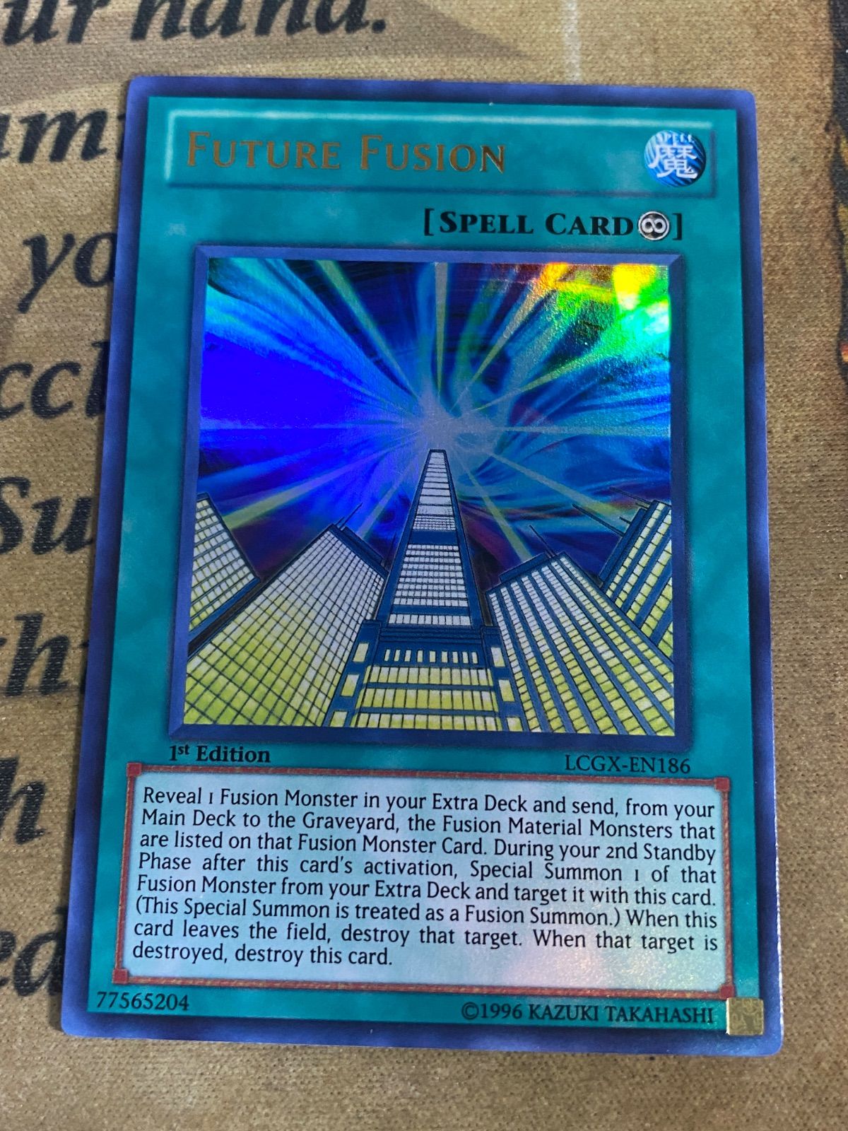 未来融合　フューチャーフュージョン　英語　レリーフ　1st ① 遊戯王 英語版 フュージョン(1st)レリーフ セット Future Fusion 1st