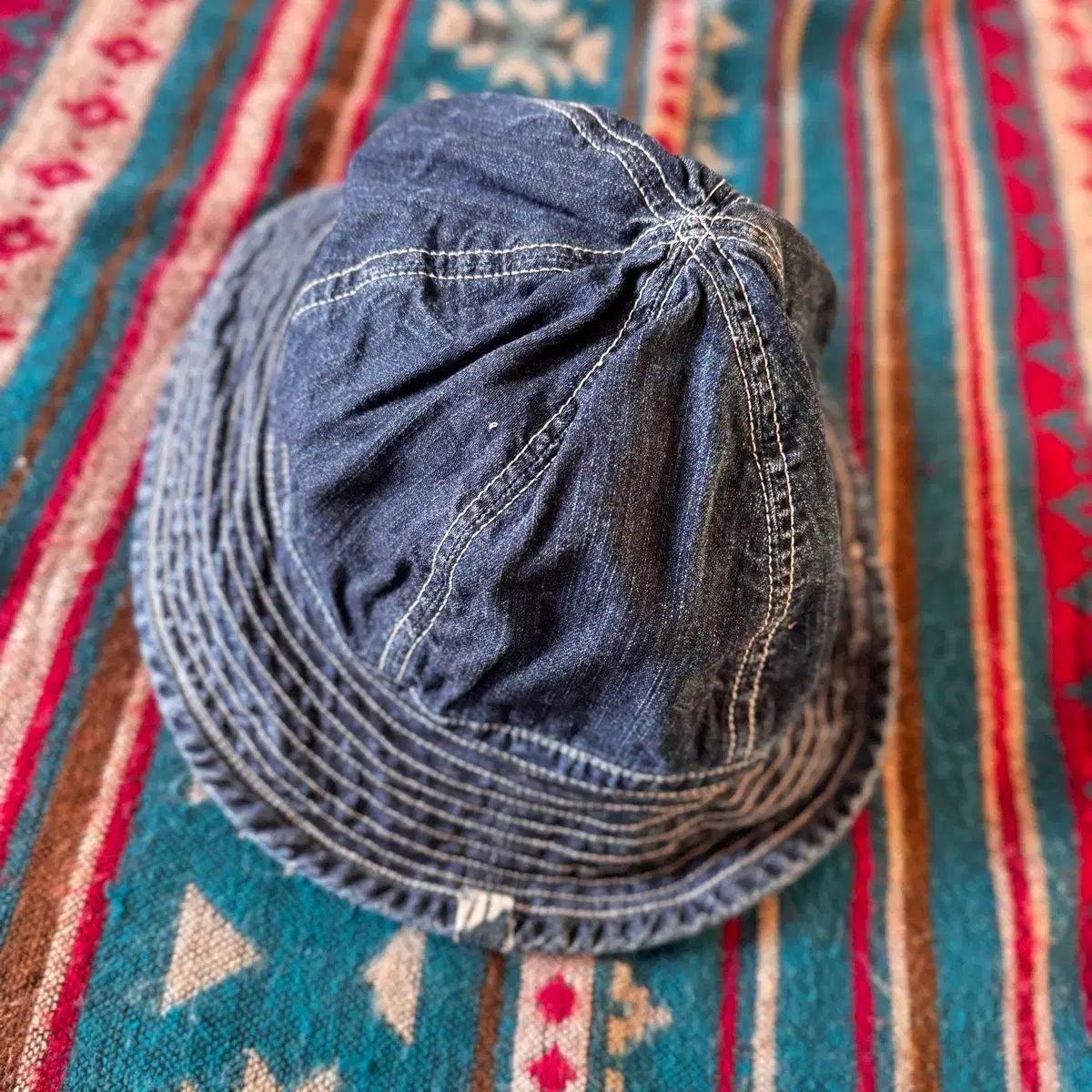 S-M) VISVIM ビズビム ICT BUCKET DRY DENIM - メルカリ