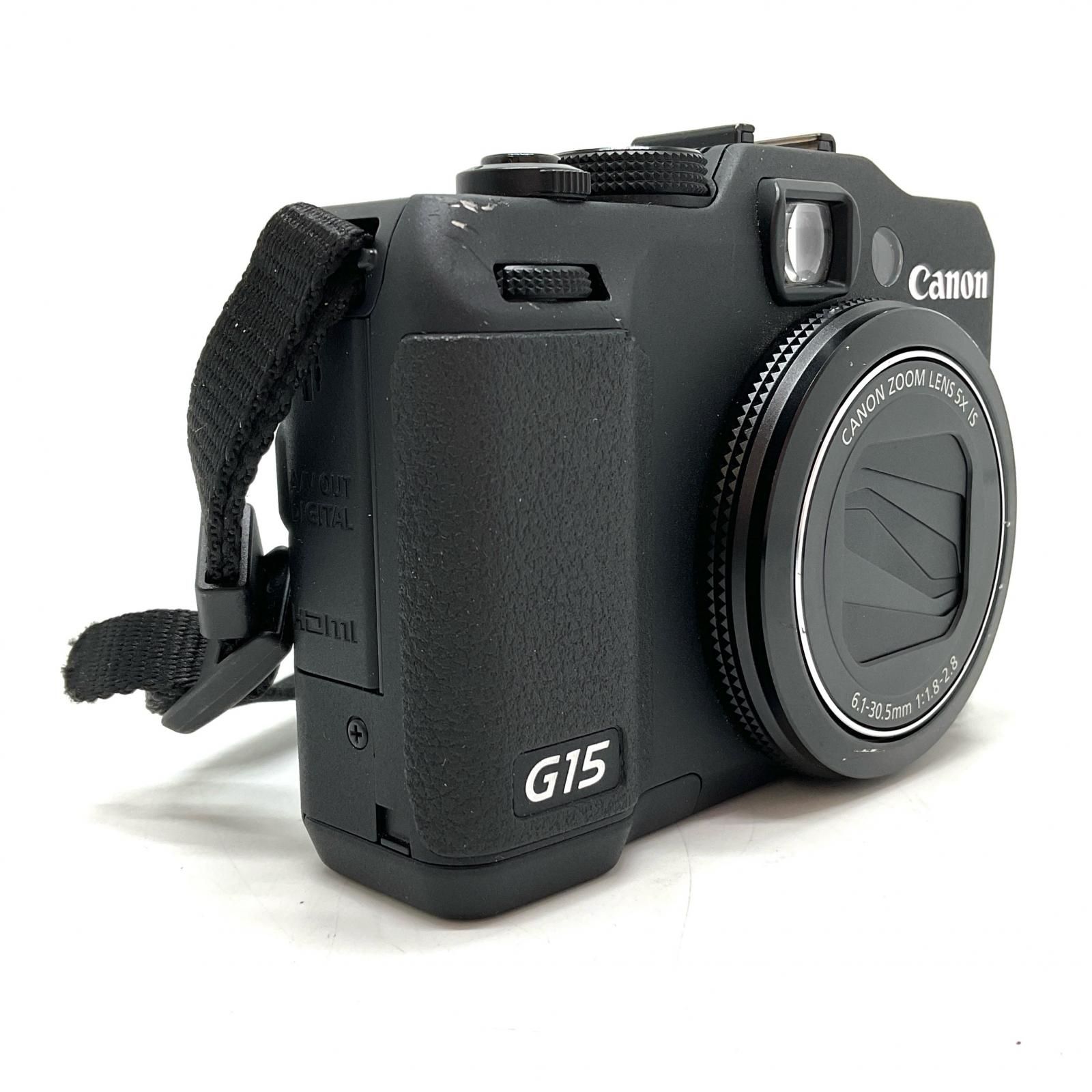 Canon コンパクトデジタルカメラ PowerShot G15 ブラック 動作確認済