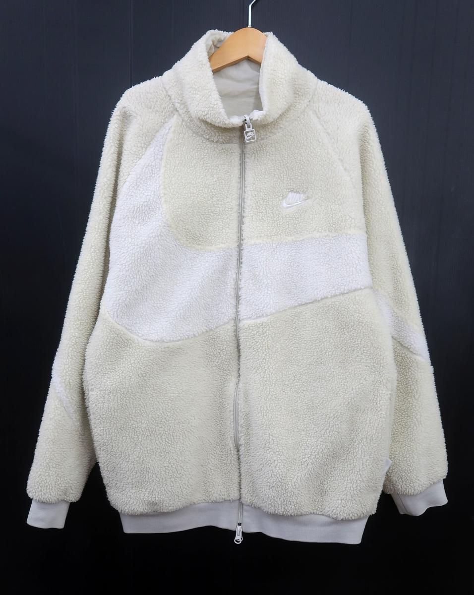 NIKE ナイキ リバーシブル ビッグスウッシュ ボアフリースジャケット NIKE ナイキ リバーシブル ビッグスウッシュ ボアフリースジャケット