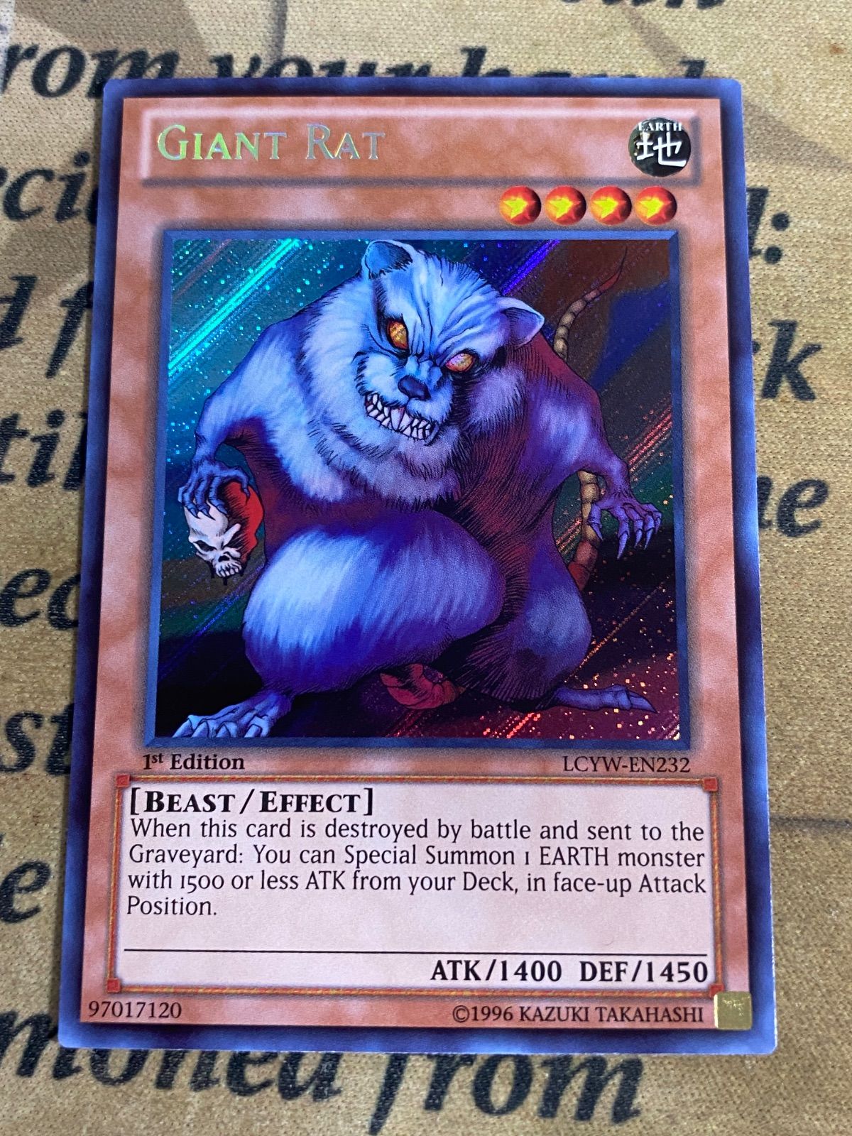 遊戯王 巨大ネズミ シークレット 英語 LCYW-EN232 - メルカリ