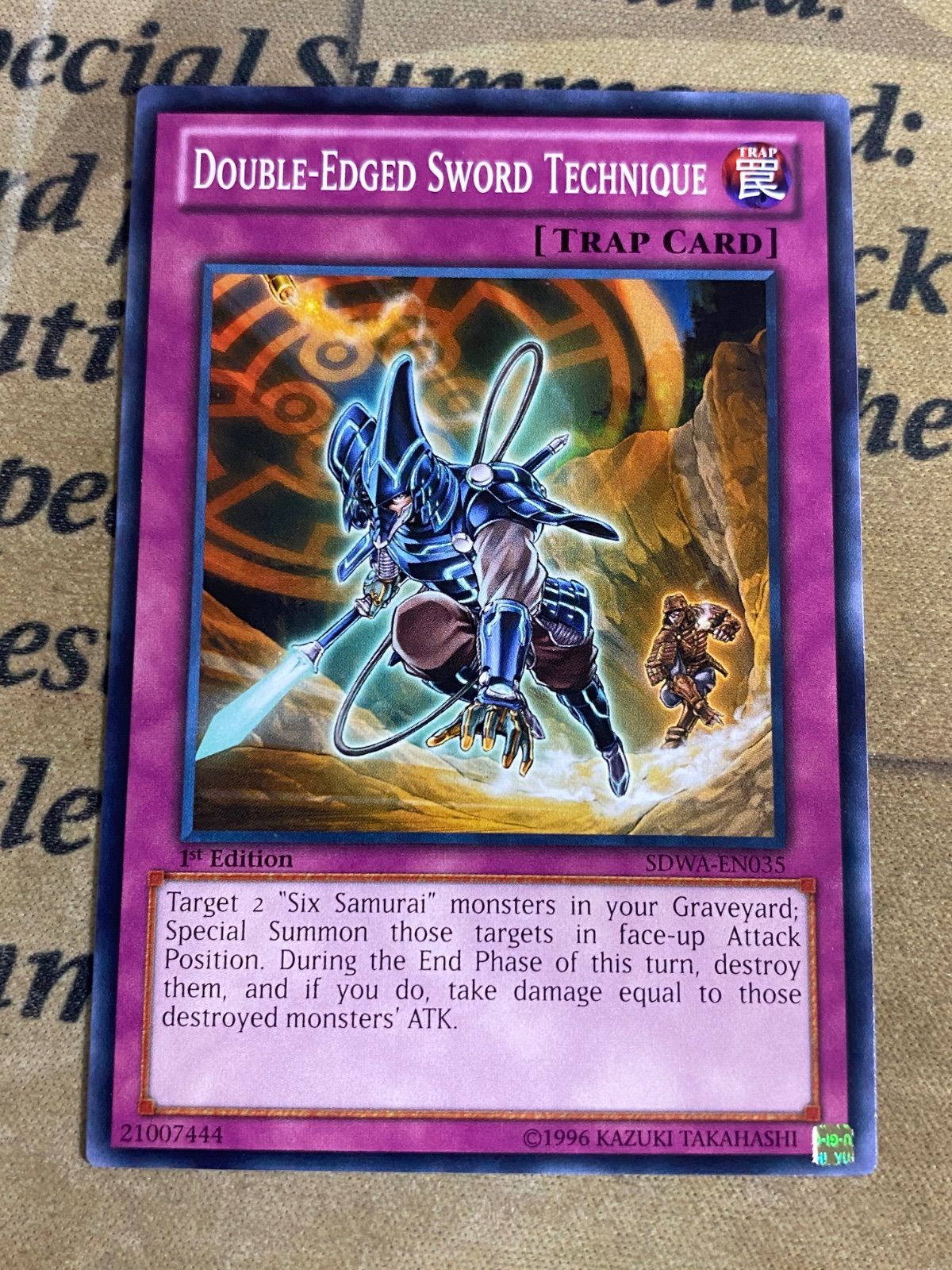 遊戯王 諸刃の活人剣術 英語版 ノーマル 1st 1103 ゲートボール - メルカリ