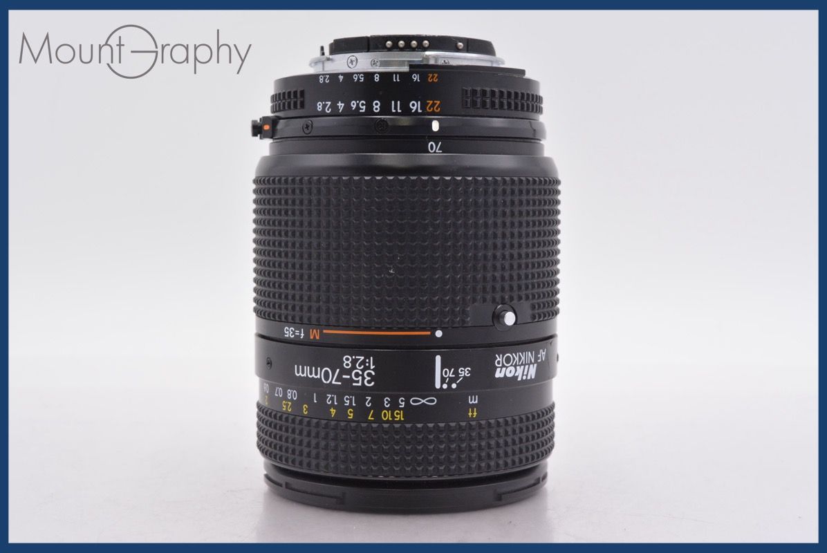ニコン Nikon AF NIKKOR 35-70mm F2.8 D 前後キャップ&レンズフィルター付 ★完動★同梱無料 #am2882 ニコン Nikon AF NIKKOR 35-70mm F2.8 D 前後キャップ&レンズ
