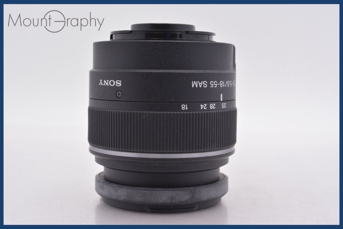 ソニー SONY DT 18-55mm F3.5-5.6 SAM 前後キャップ&レンズフィルター