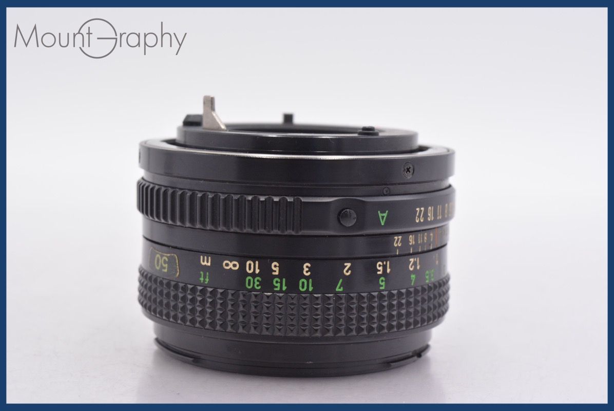 キヤノン Canon NEW FD 50mm F1.8 前後キャップ&レンズフィルター付