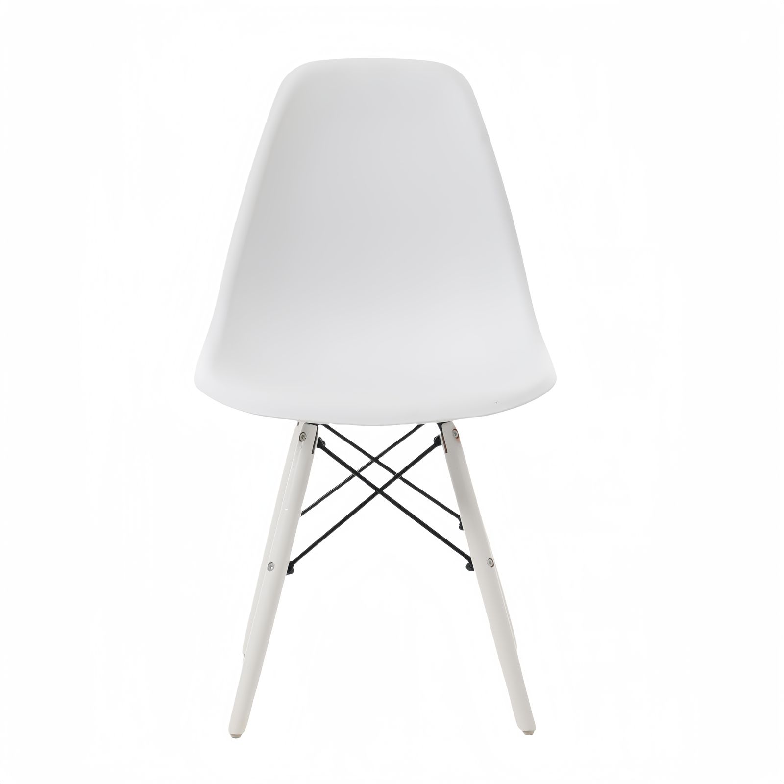 1/14再入荷予定」 【4脚】【ホワイト座面＆ホワイト脚】【ファブリック