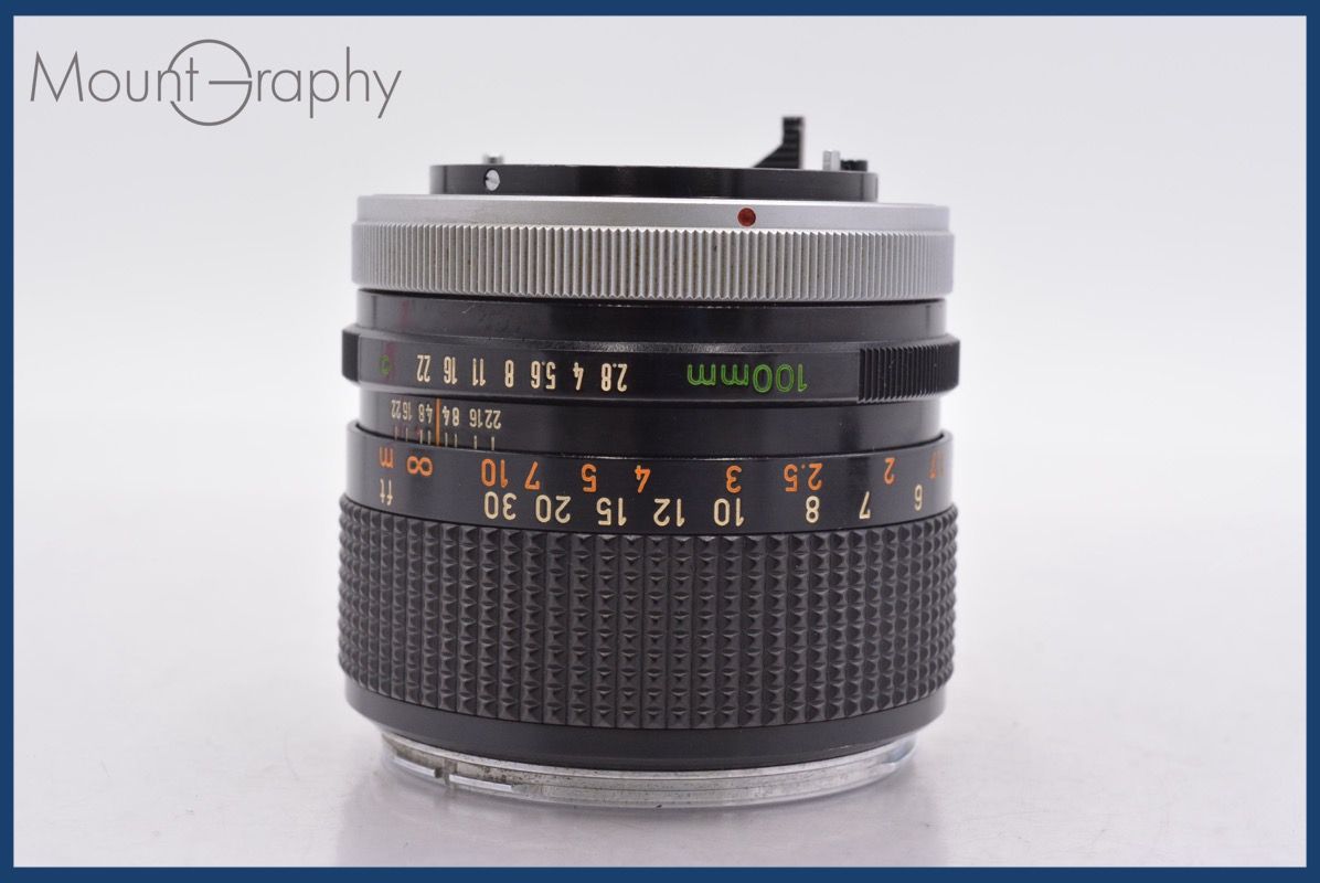 Canon FD 24mm f/2.8 レンズ 純正フード／前後キャップは希少！ Canon