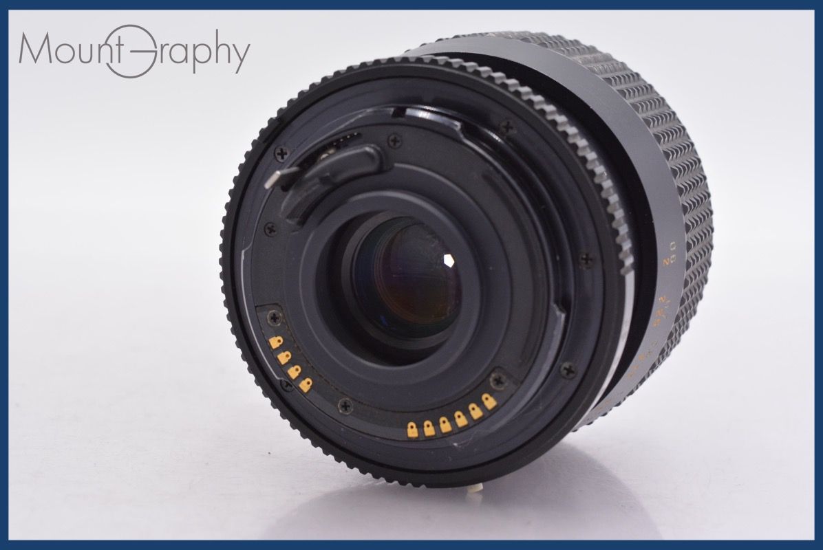 マミヤ Mamiya MAMIYA-SEKOR ZOOM E 28-50mm F3.5-4.5 前キャップ