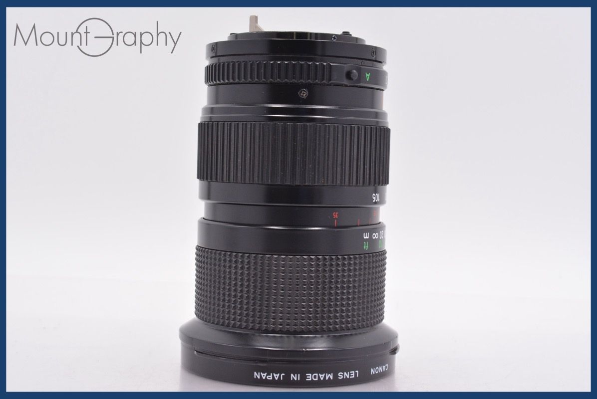 ☆良品☆ キヤノン Canon NEW FD 35-105mm F3.5 前後キャップ&レンズ