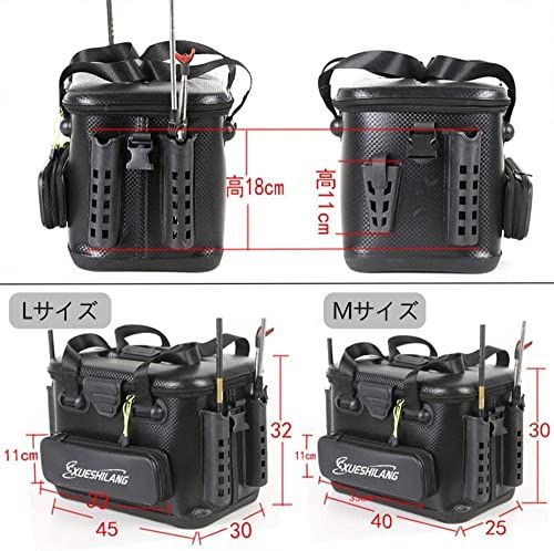 タックルボックス ロッドホルダー付き バッカン タックルバック 釣り