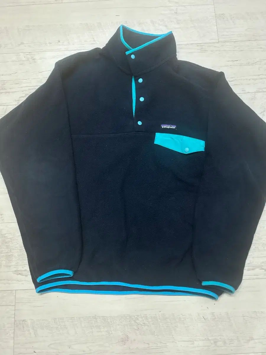 patagonia パタゴニア ライトウェイト Synchilla シンチラ ネイビー ブルー L