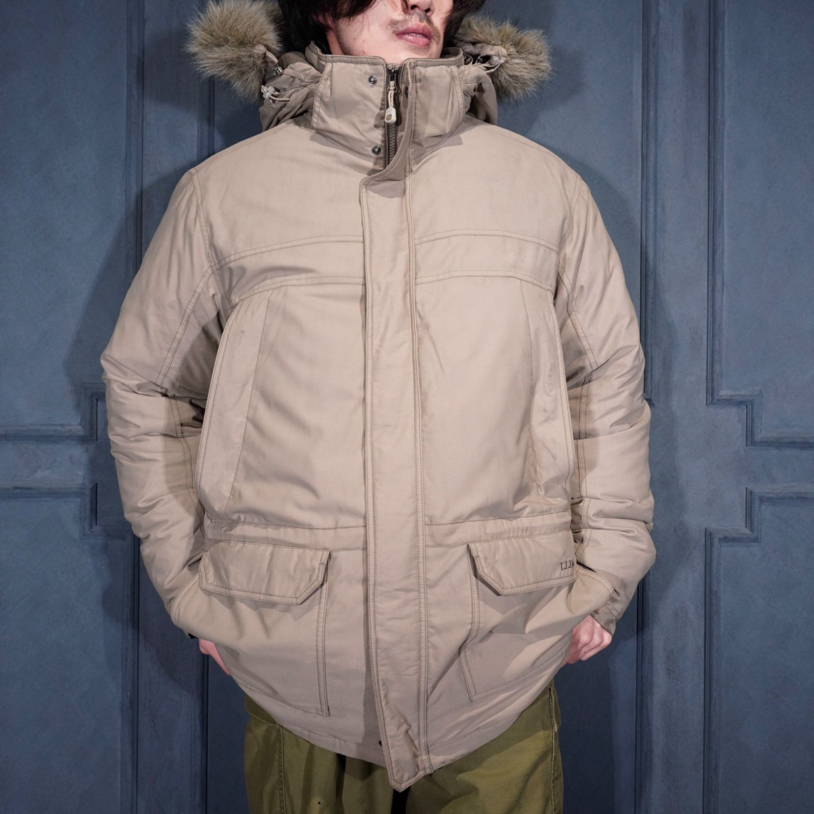L.L.Bean エルエルビーン グースダウン ジャケット ファー 古着 【公式