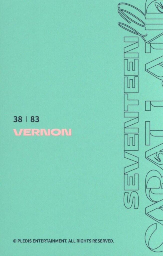 SEVENTEEN 2022 6th FANMEETING CARAT LAND VERNON トレーディング