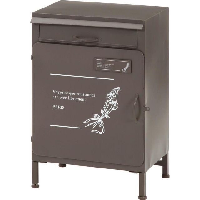 不二貿易 宅配ボックス 郵便受け ポスト 鍵垢付 置き配 宅配 水濡れ防止 マーガレット 幅46×奥行36.6×高さ70cm 70230