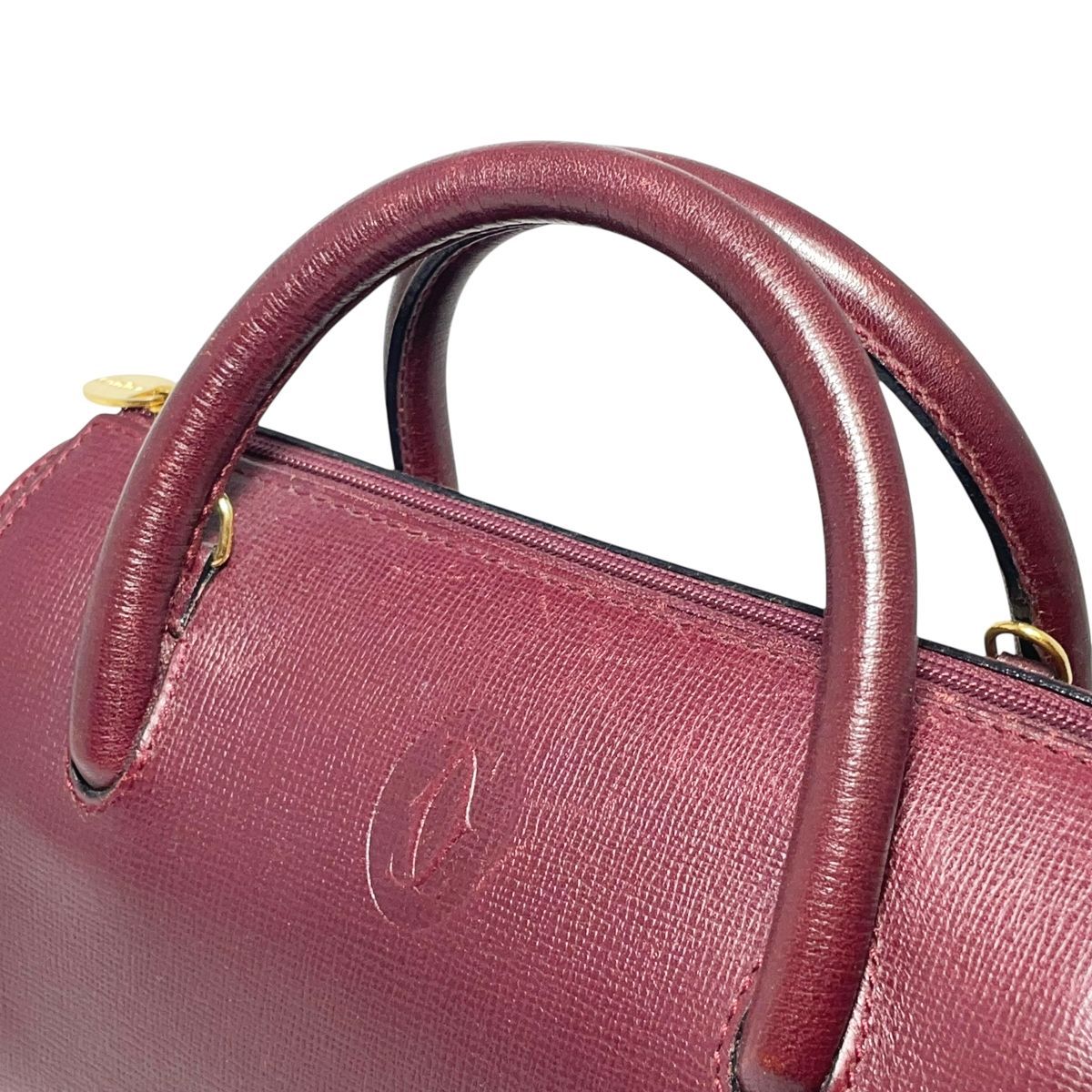 中古】 Cartier カルティエ マストライン ミニボストンバッグ