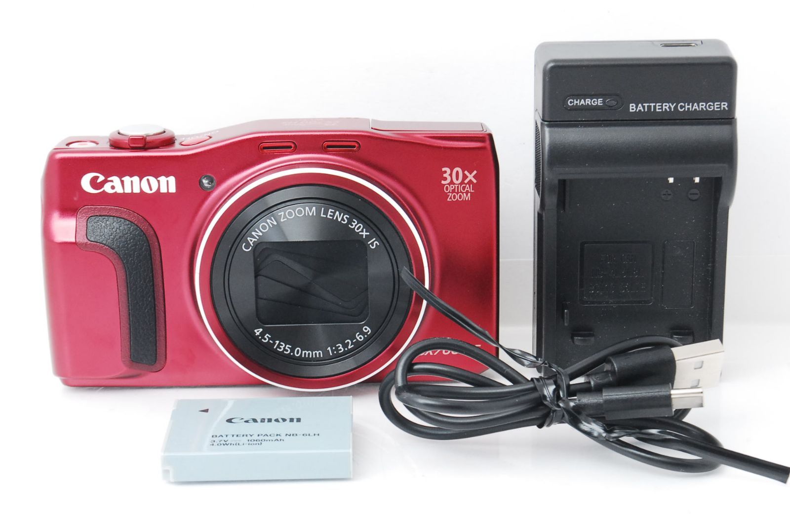 ☆高倍率ズームで旅行にも最適☆キヤノン PowerShot SX700 HS レッド