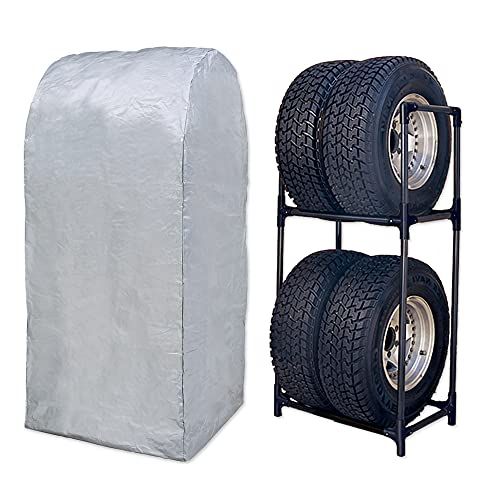 アイリスオーヤマ タイヤラック カバー付 ブラック KTL 710 C m