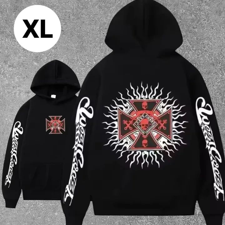 West Coast Choppers】ウエストコーストチョッパーズ パーカー ロゴ