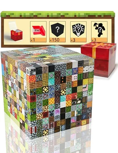 RZM マイクラ風 マグネットブロックセット ランダム150 3 3ピース 収納ボックス付き磁力強化版 磁石 おもちゃ マグブロックセット PX MASTER DIY 磁性構築ブロック ボードゲーム ンスゲーム 磁気プレイセット マグネットパズル ランe