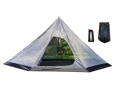 ワンポールテント 蚊帳 キャンプ テント 2人用 3人用 インナーテント モスキートネット パップテント ソロキャンプ カンガルーテント メッシュテント m