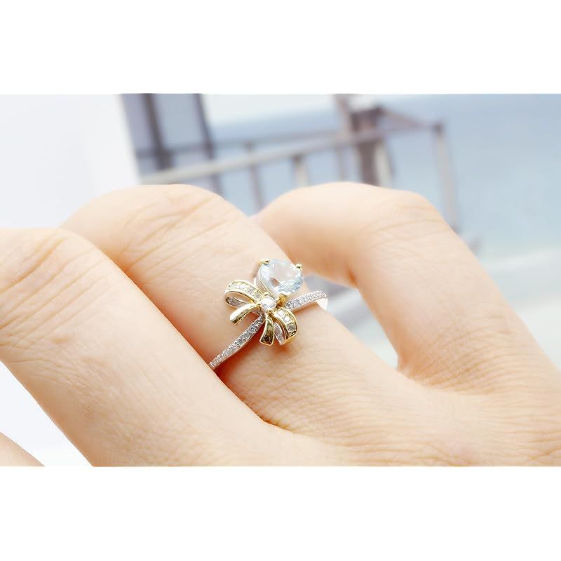 新品】 [K KOUOKU 古憶] スイス トパーズ Topaz 指輪 K18 