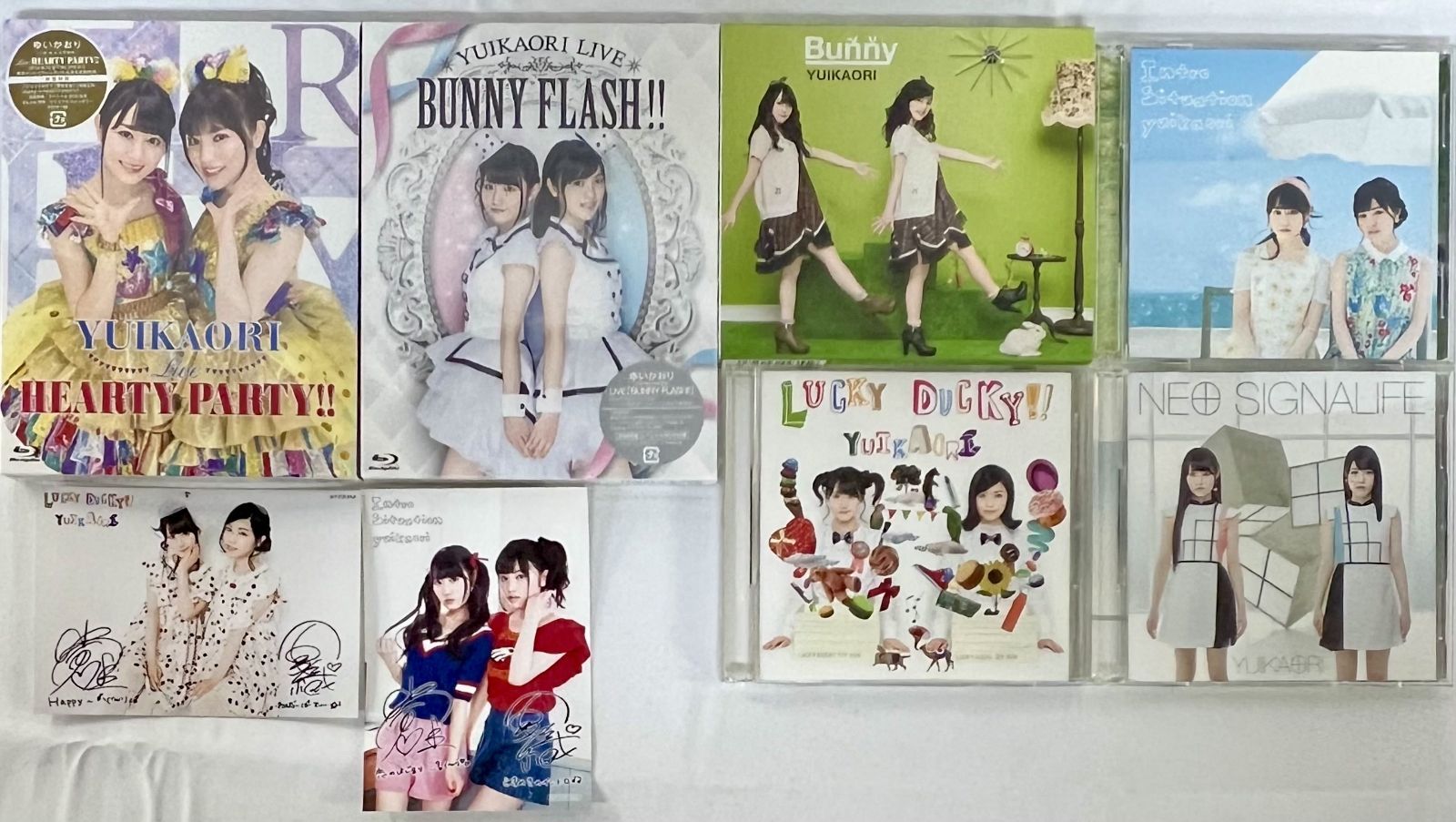 ゆいかおり LIVE Blu-ray 2種 CD4種 CD特典生写真2種セット まとめ売り 