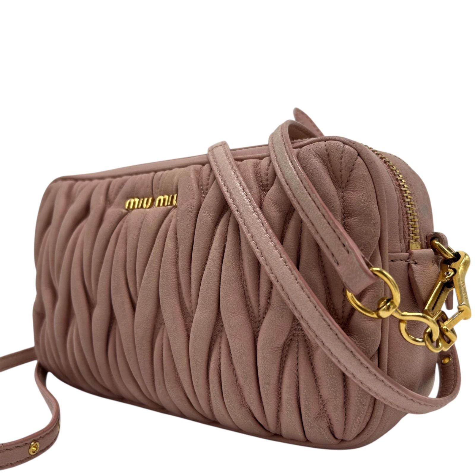 格安 miu miu ミュウミュウ マテラッセ ショルダーバッグ 肩掛け 斜