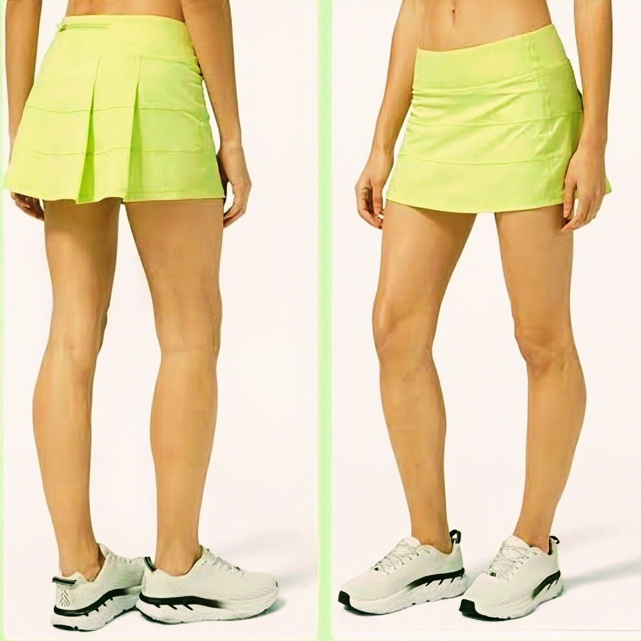 lululemon ルルレモン テニス ウェア スコート Lサイズ 中古品 黄色