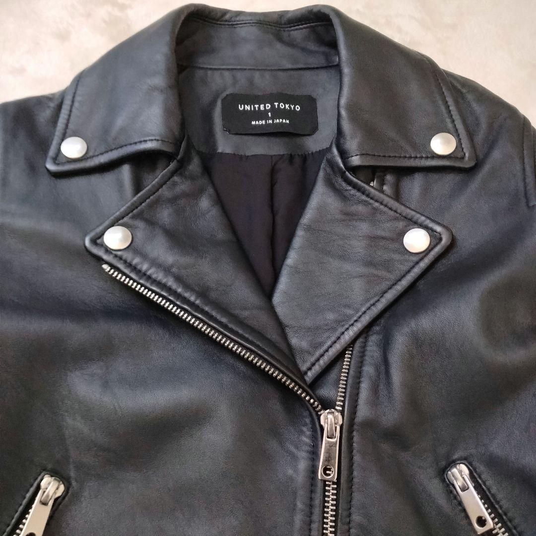 UNITED TOKYO ユナイテッドトウキョウ ラムレザー ダブルライダース