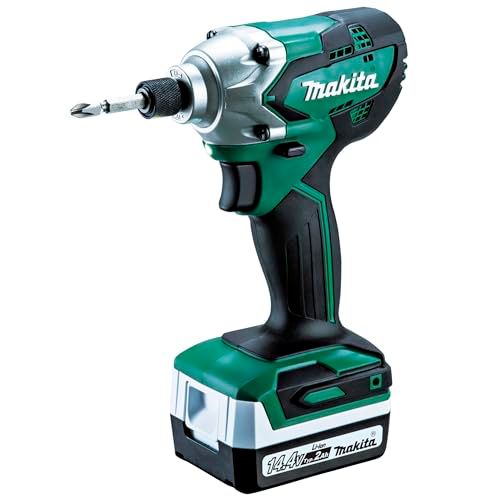 マキタ Makita 充電式インパクトドライバ 14 4 V 2 Ah バッテリ2本 充電器 ケース付 m
